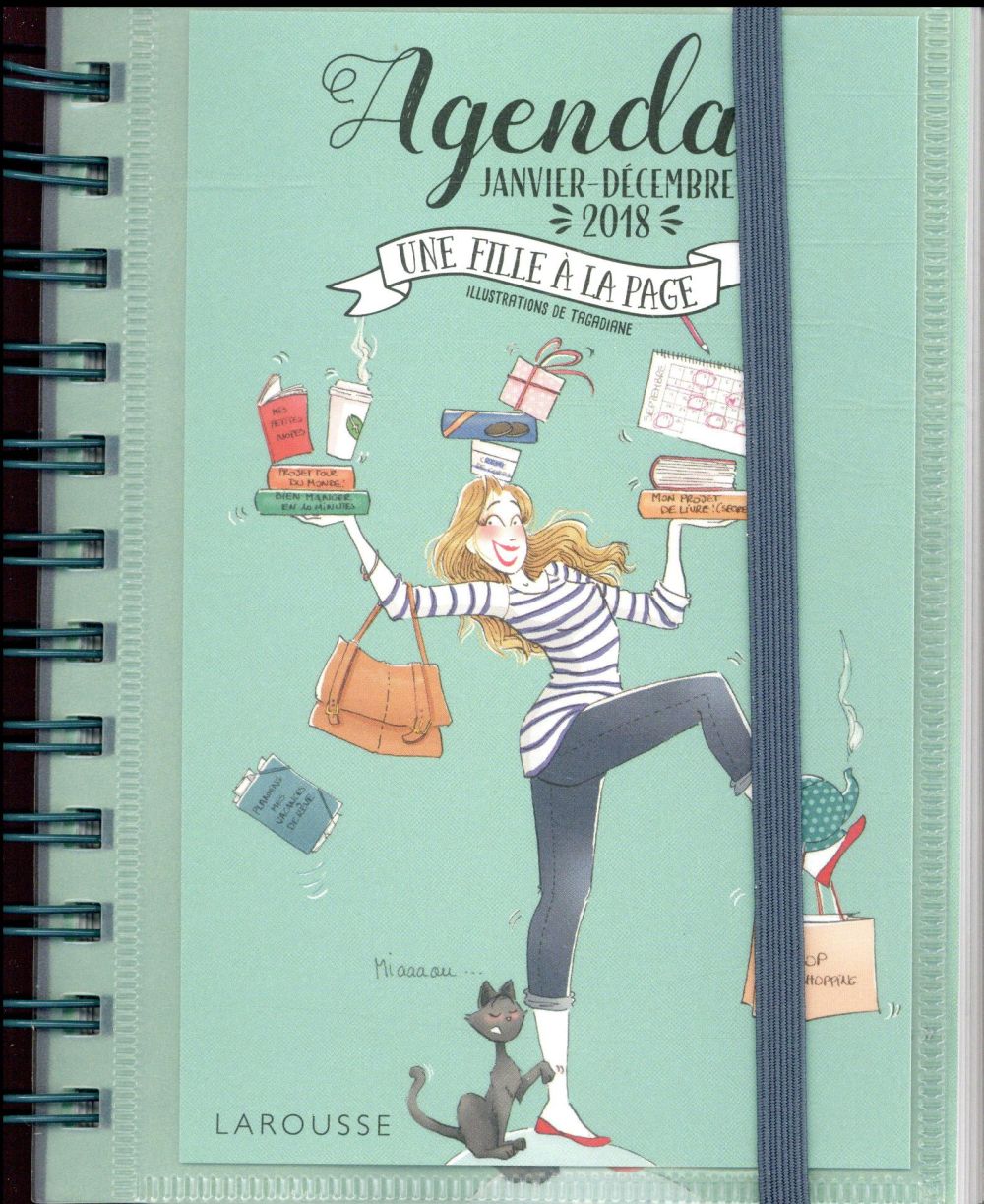 Une fille à la page