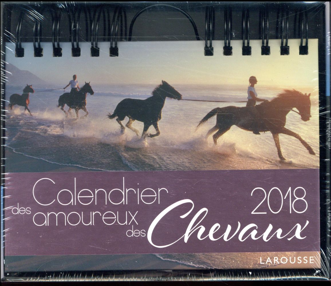 Calendrier des amoureux des chevaux