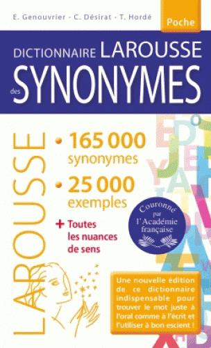 Dictionnaire des synonymes poche