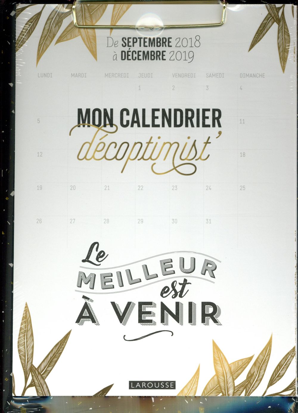 Mon calendrier decoptimist' (clip board)