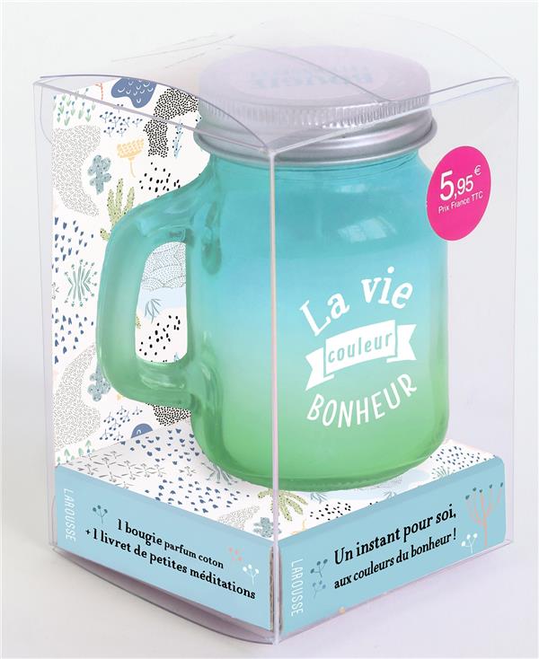 La vie couleur bonheur en bleu et vert