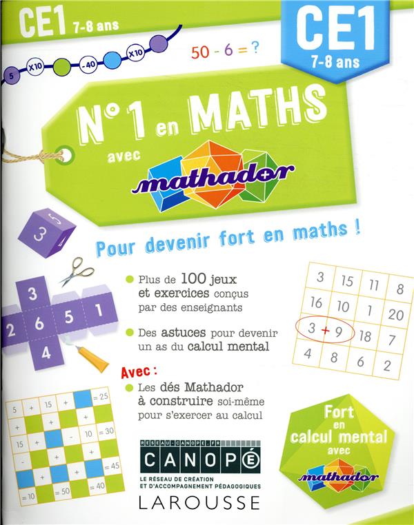 Numéro 1 en maths avec Mathador ; CE1