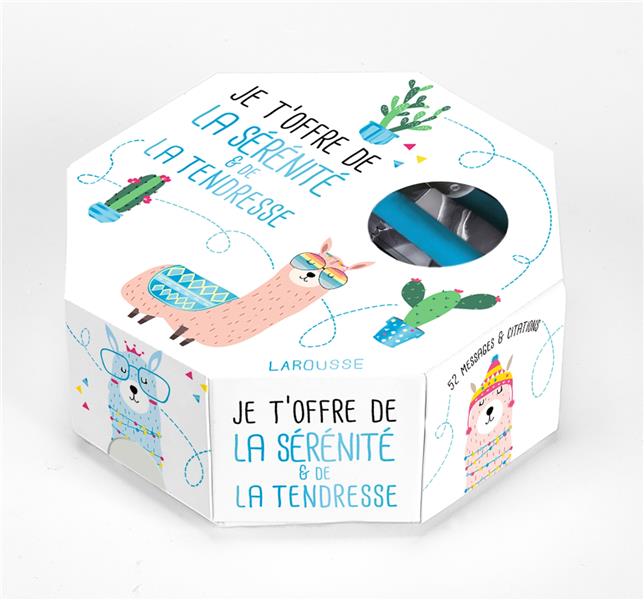 Je t'offre de la sérenité et de la tendresse
