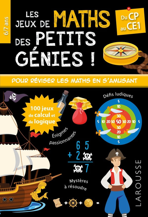 Les jeux de maths et logique des petits génies ! : du CP au CE1