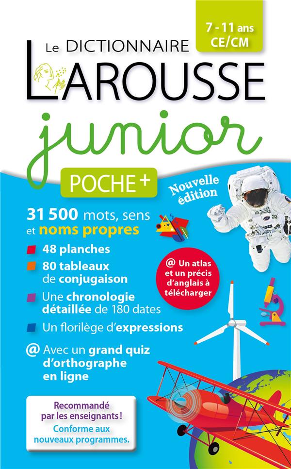 Larousse de poche + : dictionnaire Larousse junior poche plus