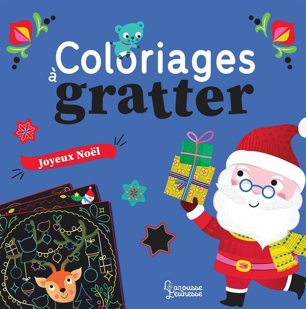 Coloriages à gratter ; joyeux Noël