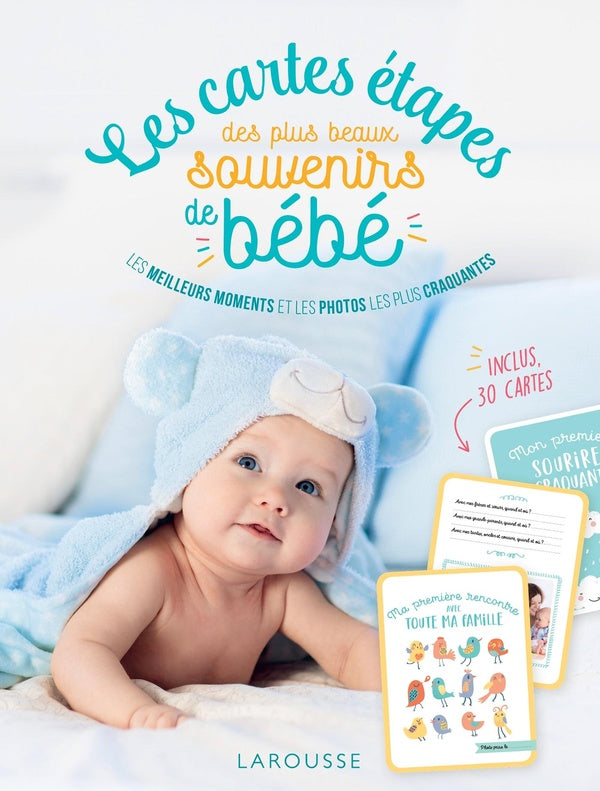 Les cartes étapes des plus beaux souvenirs de bébé ; les meilleurs moments et les photos les plus craquantes