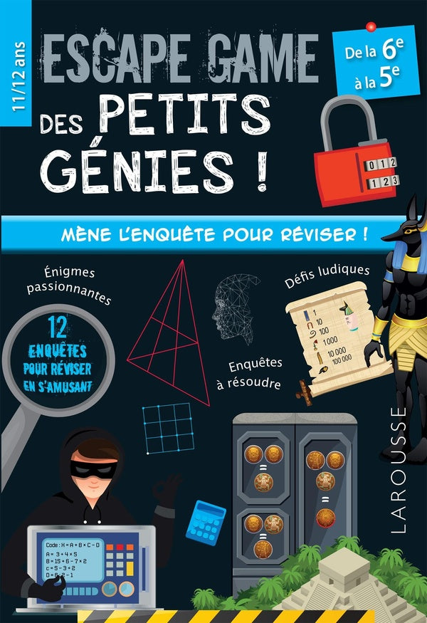 Escape game des petits génies ; 6e, 5e