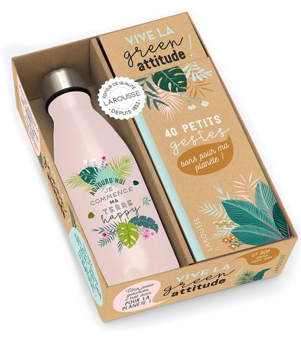Vive la green attitude ! ; gourde rose