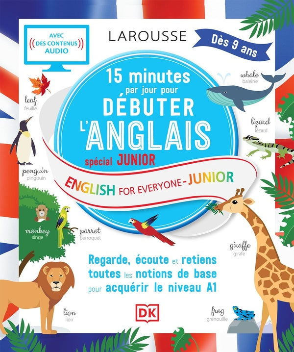 15 minutes par jour pour débuter l'anglais ; spécial junior
