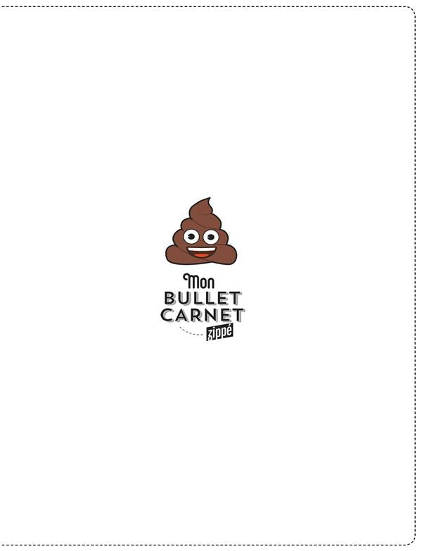 Mon bullet carnet zippé