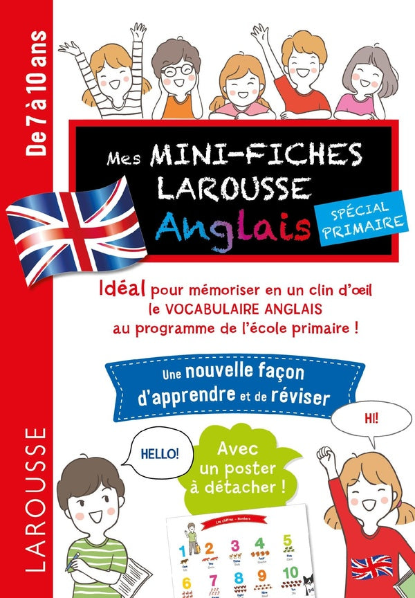 Mes mini fiches Larousse ; anglais ; spécial primaire