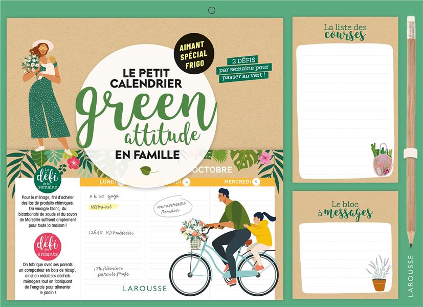 Le petit calendrier green attitude en famille (édition 2023)