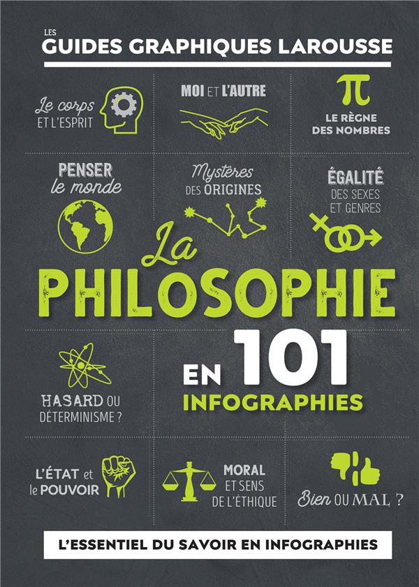 Les guides graphiques Larousse : La philosophie en 101 infographies