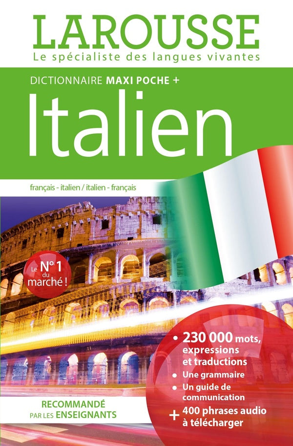 Dictionnaire Larousse maxi poche + ; français-italien / italien-français