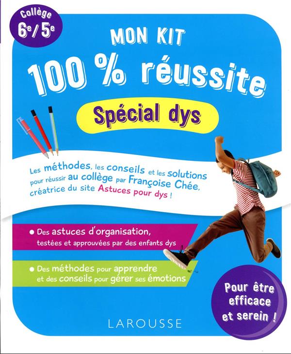 Mon kit 100 % réussite spécial dys au collège (+ autocollants)