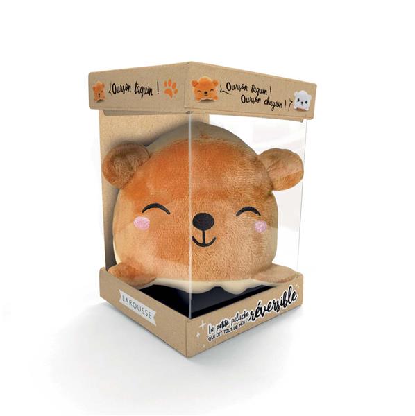 La petite peluche réversible qui dit tout de moi ! ours