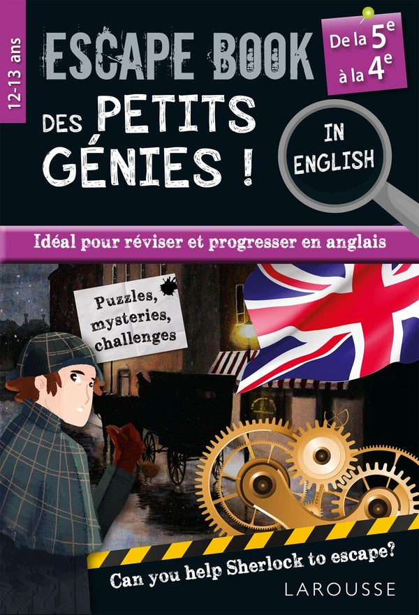 Escape book des petits génies ! : in english ; de la 5e à la 4e