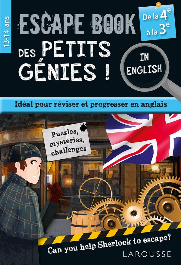 Escape book des petits génies ! : in english ; de la 4e à la 3e