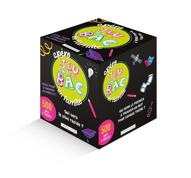 Apéro jeu du petit bac en famille