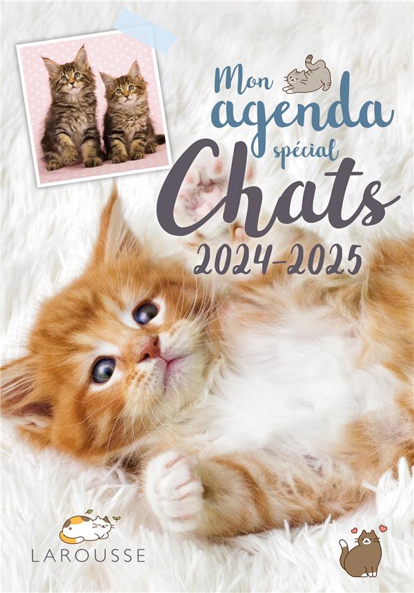 Mon agenda spécial chats (édition 2024/2025)