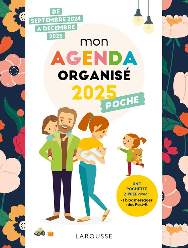 Mon agenda organisé poche (édition 2025)