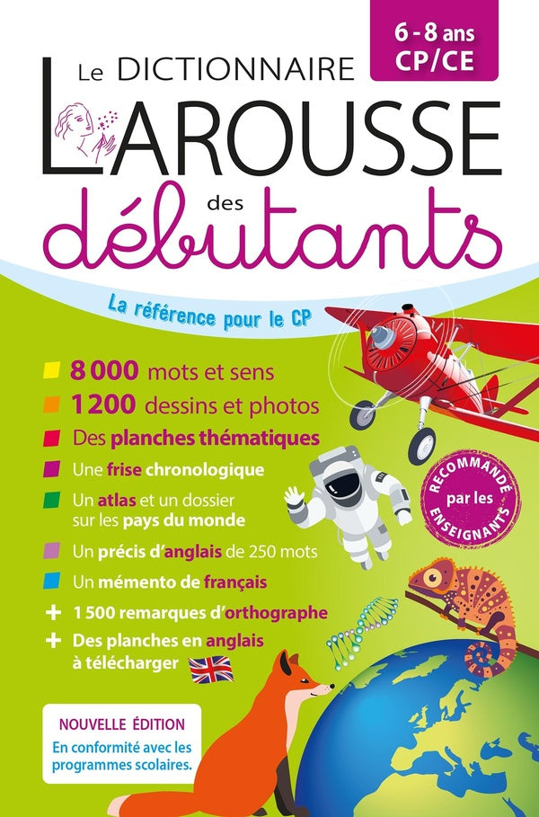 Le dictionnaire Larousse des débutants ; CP, CE