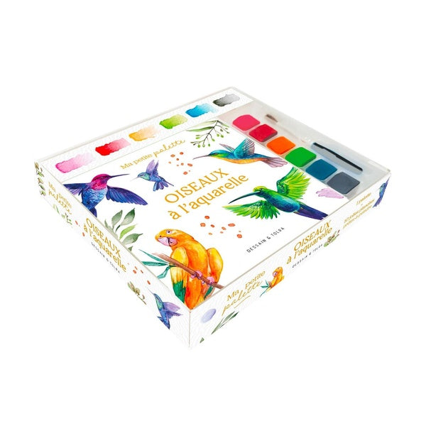 Ma petite palette : Oiseaux à l'aquarelle