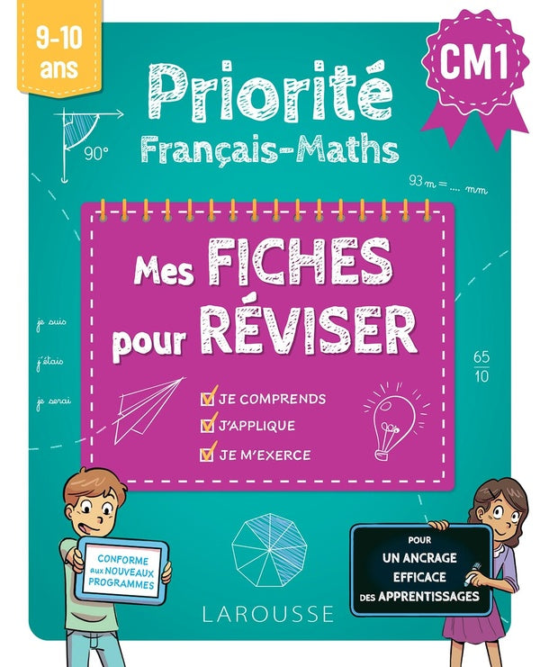 Priorité Français-Maths ; CM1 ; Mes fiches pour réviser