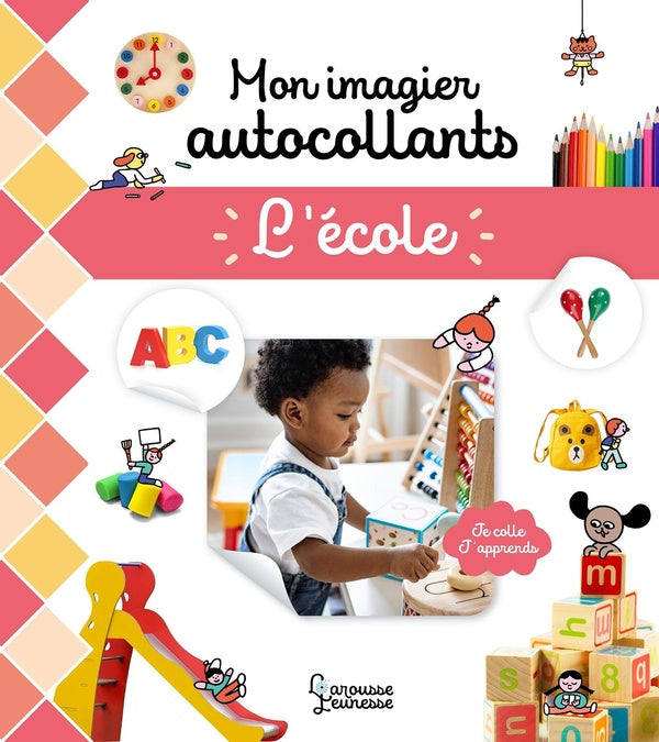 Mon imagier autocollants : L'école