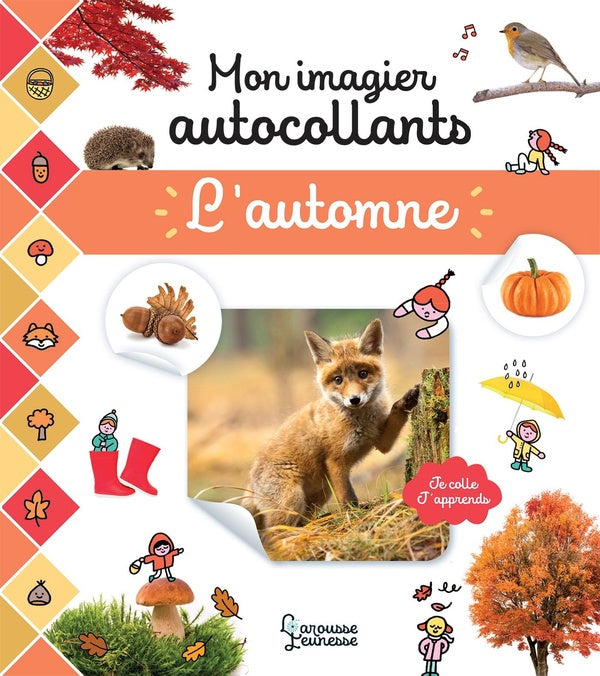 Mon imagier autocollants : L'Automne
