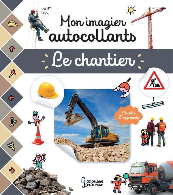 Mon imagier autocollants : Le chantier