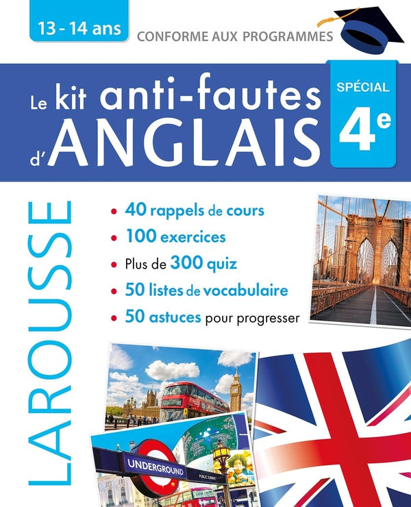Le kit anti-fautes d'anglais ; 4e