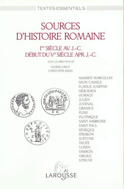 Sources d'histoire romaine