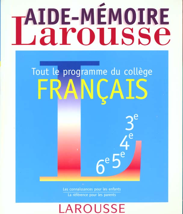 Aide-memoire francais