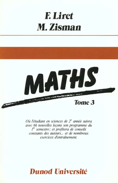 Maths - tome 3