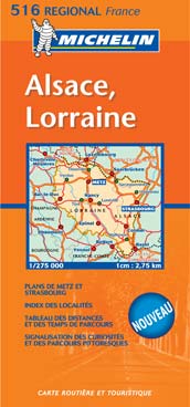 Carte routiere 516 alsace lorraine 2007 - flash vidéo