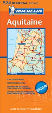 Carte routiere 524 aquitaine 2007 - flash vidéo