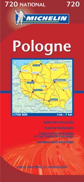 Carte routiere 720 pologne - flash vidéo