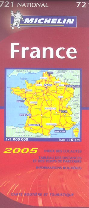 Carte routiere 721 france 2005 (édition 2005) - flash vidéo