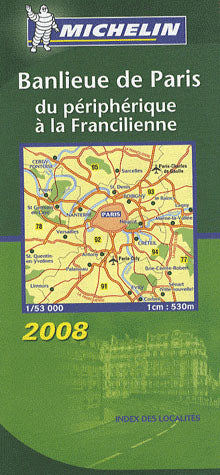 Cartes Zoom n.101 : banlieue de Paris ; du périphérique à la francilienne (édition 2008)
