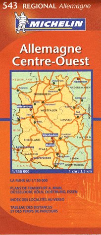 Carte routière 543 ; Allemagne centre-ouest (édition 2008) - flash vidéo