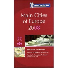 Guide rouge Michelin : Main cities of Europe (édition 2008)