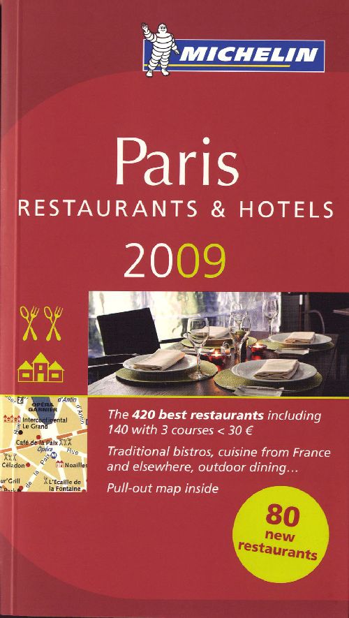 Guide michelin ; Paris, restaurants et hôtels (édition 2009)
