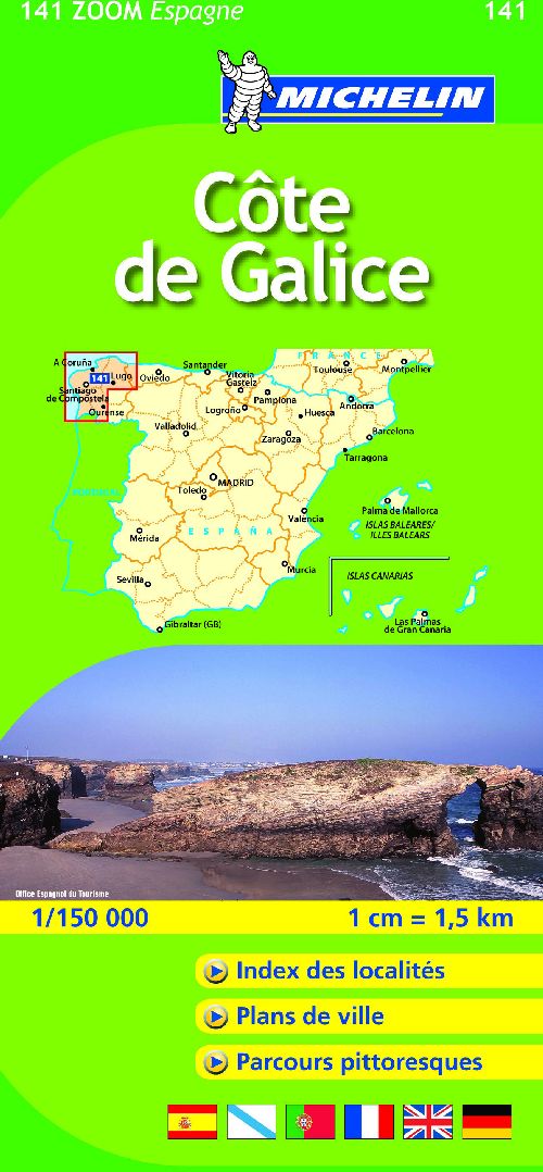 Cartes Zoom n.141 : côte de Galice (édition 2010)