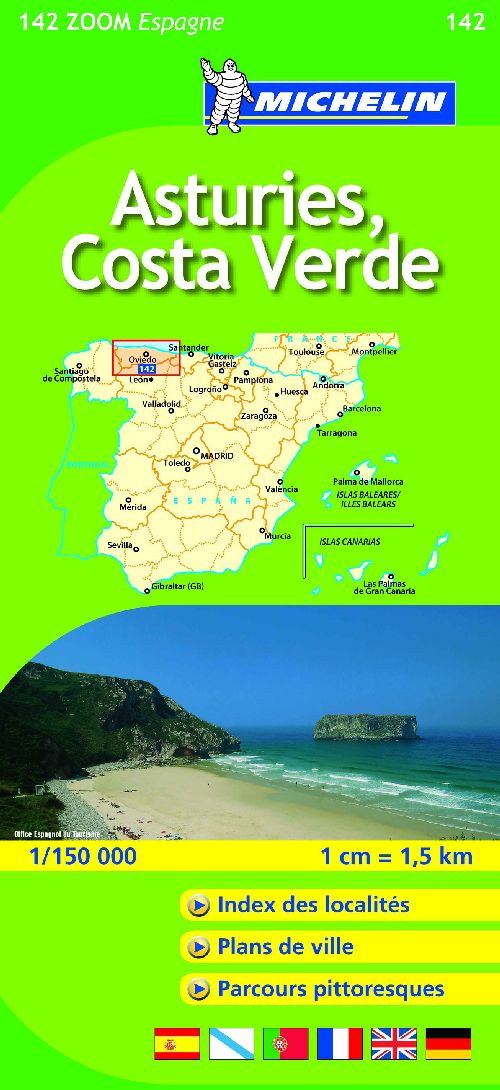 Cartes Zoom n.142 : Asturies, Costa Verde (édition 2010)