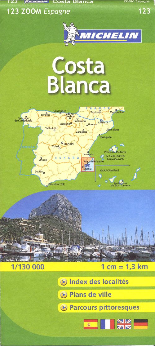 Cartes Zoom : Espana Costa Blanca (édition 2010)
