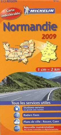 Carte routiere 513 ; Normandie 2009 - flash vidéo