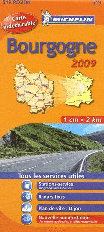 Carte routiere 519 ; Bourgogne 2009 - flash vidéo