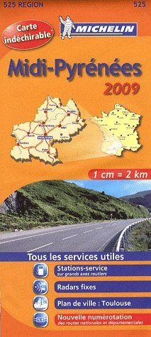 Carte routière 525 ; Midi-Pyrénées 209 - flash vidéo